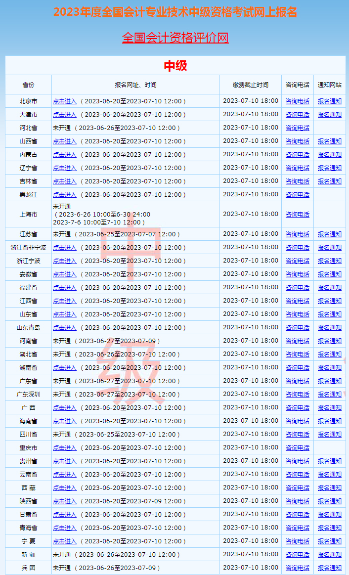 开元体育官网中级会计职称考试报名入口为会计资格评价网(图1)