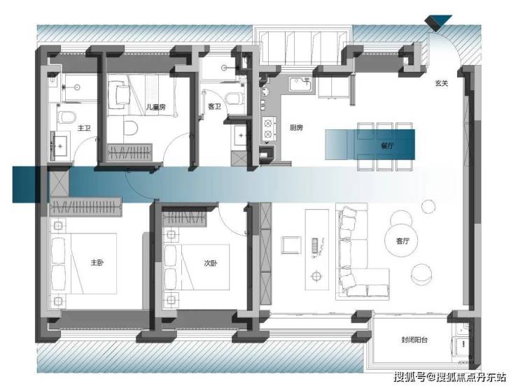 开元体育星樾云涧(上海2024年最新发布)首页网站-中铁建星樾云涧楼盘详情-户型(图16)