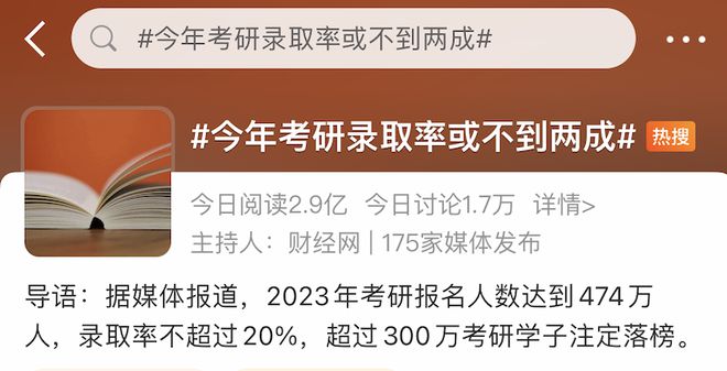 开元体育24考研二战人数及往届生录取率数据报考人数停止增长或下降！(图2)