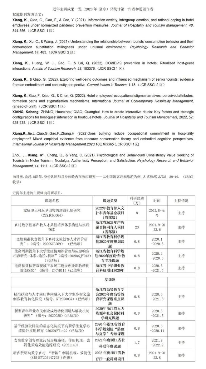 开元体育两年发表11篇权威期刊论文浙江外国语学院“西溪学者”向科衡逝世终年36岁(图2)